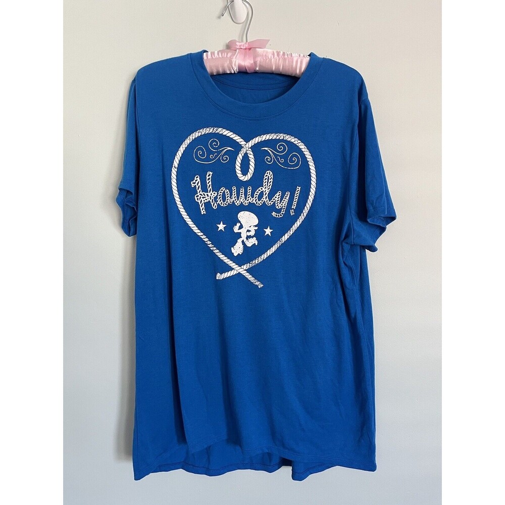 Disney Toy Story Jesse Howdy Blue Woman’s Short Sleeve Top XL